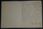 Paul D'ESTR&Eacute;E, Homme de lettres - LETTRE AUTOGRAPHE SIGN&Eacute;E DE 2 PAGES PARIS 1916. Paul D'ESTR&Eacute;E