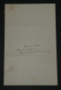 Ernest LEGOUV&Eacute;, &Eacute;crivain fran&ccedil;ais - LETTRE AUTOGRAPHE SIGN&Eacute;E &Agrave; DELESTRE-POIRSON. Ernest LEGOUV&Eacute;