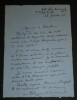 Marcel PREVOST - LETTRE AUTOGRAPHE SIGN&Eacute;E &agrave; une Nouvelle Soci&eacute;t&eacute; d'Edition, 1930. Marcel PREVOST