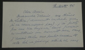 G&eacute;n&eacute;ral Maxime WEYGAND - LETTRE AUTOGRAPHE SIGN&Eacute;E - 1956. G&eacute;n&eacute;ral Maxime WEYGAND