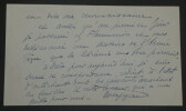 G&eacute;n&eacute;ral Maxime WEYGAND - LETTRE AUTOGRAPHE SIGN&Eacute;E - 1956. G&eacute;n&eacute;ral Maxime WEYGAND