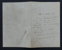 Edmond GONDINET - Lettre autographe sign&eacute;e avec monogramme gaufr&eacute;. Edmond GONDINET