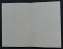 Edmond GONDINET - Lettre autographe sign&eacute;e avec monogramme gaufr&eacute;. Edmond GONDINET