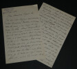 Jean Wladimir BIENSTOCK - LETTRE AUTOGRAPHE SIGN&Eacute;E &agrave; Aur&eacute;lien LUGNE 1908 7 pages. BIENSTOCK, Jean Wladimir