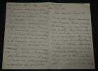 Jean Wladimir BIENSTOCK - LETTRE AUTOGRAPHE SIGN&Eacute;E &agrave; Aur&eacute;lien LUGNE 1908 7 pages. BIENSTOCK, Jean Wladimir