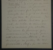 Xavier ROUX, Auteur- LETTRE AUTOGRAPHE SIGN&Eacute;E 2 pages. Xavier ROUX