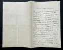 Emilien PACINI, Libr&eacute;ttiste - LETTRE AUTOGRAPHE SIGN&Eacute;E DE 2 PAGES. Emilien PACINI