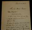 Camille Christophe GERONO, LETTRE AUTOGRAPHE SIGN&Eacute;E A Charles-Ange LAISANT, 1866. Camille Christophe GERONO