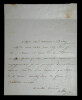LETTRE AUTOGRAPHE SIGN&Eacute;E ADRESS&Eacute;E &Agrave; Fran&ccedil;ois BULOZ. Aim&eacute;e DOZE