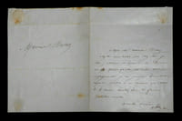 LETTRE AUTOGRAPHE SIGNÉE ADRESSÉE À François BULOZ