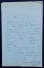 Jeanne Andr&eacute; - LETTRE AUTOGRAPHE SIGN&Eacute;E. Jeanne Andr&eacute;