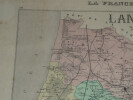 Lithographie couleur, Les landes, dress&eacute; Vuillemin, Graveur DYONNET, 1876. Vuillemin ; DYONNET