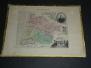 Lithographie couleur, Les landes, dress&eacute; Vuillemin, Graveur DYONNET, 1876. Vuillemin ; DYONNET