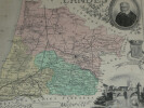 Lithographie couleur, Les landes, dress&eacute; Vuillemin, Graveur DYONNET, 1876. Vuillemin ; DYONNET
