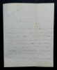 Charles DE REMUSAT - LETTRE AUTOGRAPHE SIGN&Eacute;E DE 3 PAGES. Charles DE REMUSAT