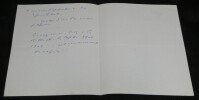 Jean ALBERT - Lettre autographe sign&eacute;e &agrave; Pierre LHOSTE, "Le Sujet en Tulipes". Jean AJALBERT