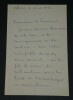 Vice Amiral Abel Bergasse du Petit-Thouars - Lettre autographe sign&eacute;e - 1884. Abel Bergasse du Petit-Thouars
