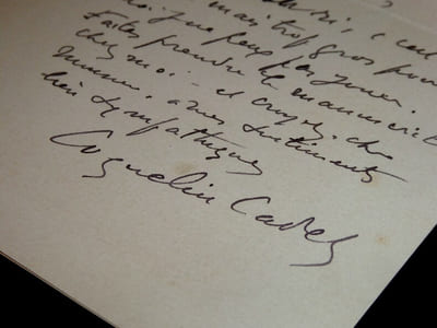 COQUELIN CADET - LETTRE AUTOGRAPHE SIGNÉE À Charles FOLEY, 1903