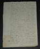 Victurnin-Jean-Baptiste de Rochechouart - ACTE SIGN&Eacute;E, 1786. Victurnin-Jean-Baptiste de Rochechouart