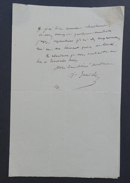 Jules JANIN, &eacute;crivain - LETTRE AUTOGRAPHE SIGN&Eacute;E A Eug&eacute;nie NIBOYET, 1833. Jules JANIN