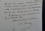 Jules JANIN, &eacute;crivain - LETTRE AUTOGRAPHE SIGN&Eacute;E A Eug&eacute;nie NIBOYET, 1833. Jules JANIN