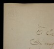 LETTRE AUTOGRAPHE SIGN&Eacute;E. Lionnet, Anatole
