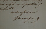 Saint-Marc GIRARDIN, Homme politique - LETTRE AUTOGRAPHE SIGN&Eacute;E. Saint-Marc GIRARDIN