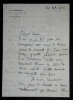 BAILLY L&eacute;on - LETTRE AUTOGRAPHE SIGN&Eacute;E &Agrave; Louis ARTUS, 1903. L&eacute;on Bailly