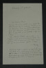 Jules TROUBAT - LETTRE AUTOGRAPHE SIGN&Eacute;E &Agrave; Emile AUCANTE, 1885. Jules TROUBAT