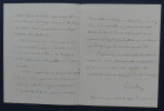 Henri LAVEDAN, Journaliste et &eacute;crivain - LETTRE AUTOGRAPHE SIGN&Eacute;E, Paris, 1889. Henri LAVEDAN