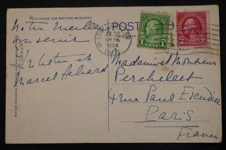 Marcel ACHARD, Ecrivain - CARTE POSTALE AUTOGRAPHE SIGNÉE A PERCHELLET 1934