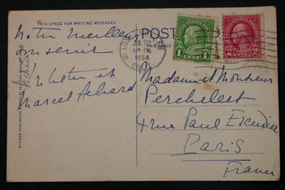 Marcel ACHARD, Ecrivain - CARTE POSTALE AUTOGRAPHE SIGNÉE A PERCHELLET 1934