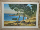 Belle huile sur toile, Bords de mer un jour d'&eacute;t&eacute;. Robert MOGISSE