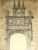 Dessin original sign&eacute; - Portail de l'&Eacute;v&ecirc;ch&eacute; de Sens - Architecture. Louis Henri Laffill&eacute;e