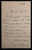 Charles Louis Saulces DE FREYCINET - LETTRE AUTOGRAPHE SIGN&Eacute;E. Charles Louis Saulces DE FREYCINET