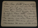 Ars&egrave;ne HOUSSAYE, Homme de lettres - CARTE LETTRE AUTOGRAPHE SIGN&Eacute;E. Ars&egrave;ne HOUSSAYE