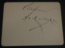 Ars&egrave;ne HOUSSAYE, Homme de lettres - CARTE LETTRE AUTOGRAPHE SIGN&Eacute;E. Ars&egrave;ne HOUSSAYE