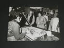 Photographie noir et Blanc &eacute;poque 70/80 AFP Anne Aymone Giscard D'ESTAING 1977. 
