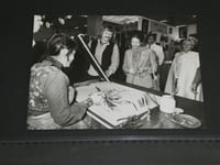 Photographie noir et Blanc époque 70/80 AFP Anne Aymone Giscard D'ESTAING 1977
