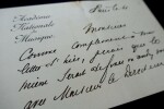 DARCEL Henri - COURTE LETTRE AUTOGRAPHE SIGN&Eacute;E SUR CARTE ACAD&Eacute;MIE MUSIQUE. DARCEL Henri