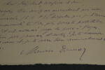 Maurice DONNAY - CARTE LETTRE AUTOGRAPHE SIGN&Eacute;E, 1927. Maurice DONNAY