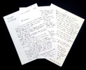 Andr&eacute; BEURY, Journaliste - LETTRE AUTOGRAPHE SIGN&Eacute;E DE 5 PAGES , 1976. Andr&eacute; BEURY