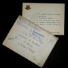 DE GAULLE Pierre - CARTON D'INVITATION ADRESS&Eacute; &Agrave; M. ET Mme RISTIC, 1948. Pierre DE GAULLE