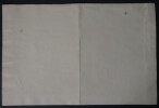 Ch&acirc;teau de Vincennes Plan G&eacute;n&eacute;ral - Dessin original sign&eacute;. Louis Henri Laffill&eacute;e