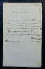 HOEFER Ferdinand - LETTRE AUTOGRAPHE SIGN&Eacute;E, A PROPOS DE Louis FIGUIER 1856. Ferdinand Hoefer