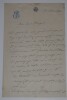 BORDESE Luigi - LETTRE AUTOGRAPHE SIGNEE &Agrave; Henri HEUGEL, 1870. Luigi Bordese