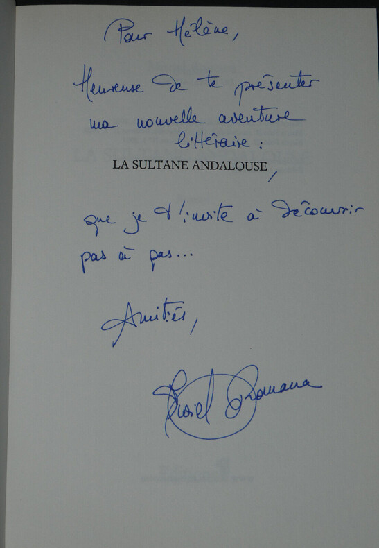 Muriel ROMANA - Livre avec d&eacute;dicace autographe sign&eacute;e. Muriel ROMANA