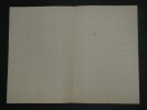 Fran&ccedil;ois-Auguste-Marie MIGNET - LETTRE AUTOGRAPHE SIGN&Eacute;E A Monsieur VOISELLE. Fran&ccedil;ois-Auguste-Marie MIGNET