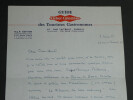 Simon ARBELLOT - LETTRE AUTOGRAPHE SIGN&Eacute;E &Agrave; LHOSTE - R. Bourget-Pailleron - 1961. Simon ARBELLOT