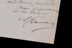 Louis Fran&ccedil;ois DUMAINE, Acteur - LETTRE AUTOGRAPHE SIGN&Eacute;E, 1884. Louis Fran&ccedil;ois DUMAINE